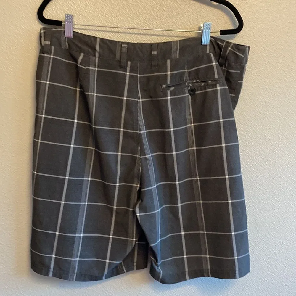 Elysian- men’s plaid board shorts- Size 36